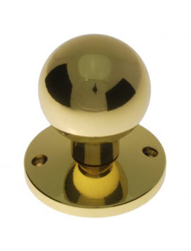 Lockwood 1360 Series 20 Knob On Round Rose Full Set - Gold