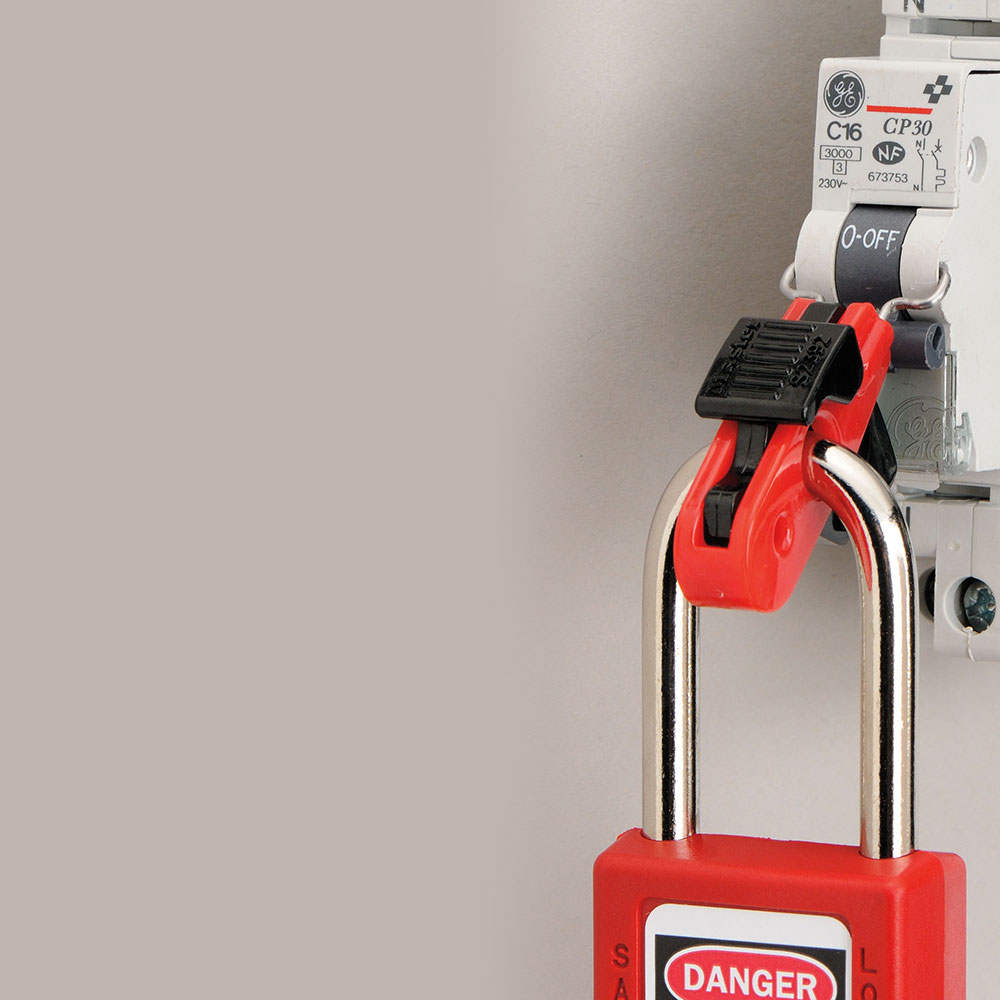 Master Lock S2392 Miniature Circuit Breaker Lockout With Pin-In Toggles