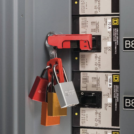 Master Lock 0491B Grip Tight Circuit Breaker Lockout – Tall & Wide Toggles