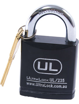 Ultralock 61mm Solid Steel Padlock With 27mm Shackle