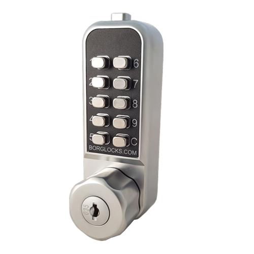 Borg Mechanical Digital Cam Lock with Key Override and Easicode Pro