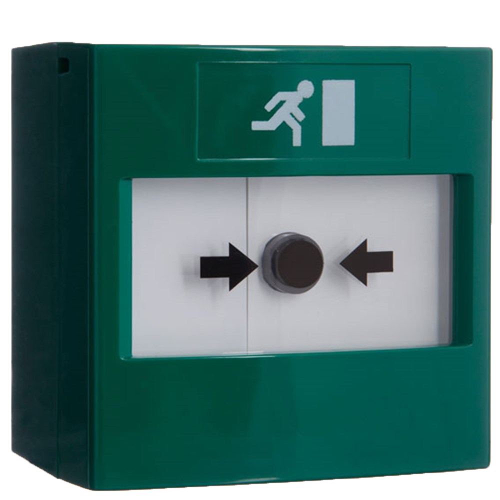 STI Break Glass Resettable Call Point Green (Series 11)