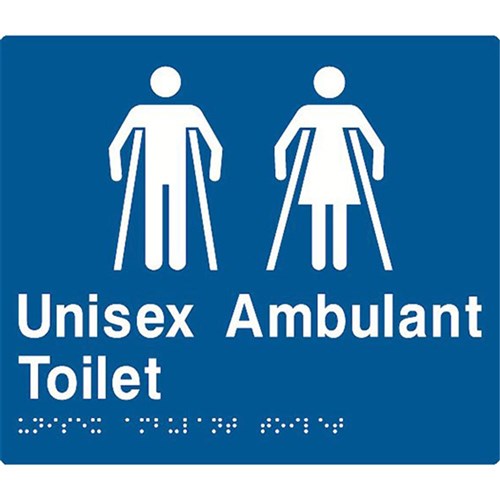 TTSM Unisex Ambulant Toilet Signs