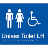 TTSM Unisex Disabled Toilet Left Hand Transfer Signs