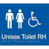 TTSM Unisex Disabled Toilet Right Hand Transfer Signs