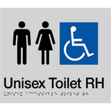 TTSM Unisex Disabled Toilet Right Hand Transfer Signs