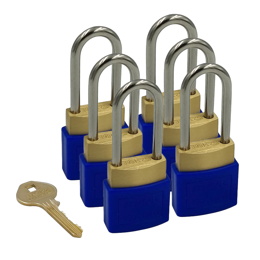 Ironsafe 232 Series Personal Isolation Padlocks Sets of 6