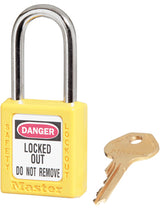 Master Lock Zenex 0410 Series Safety Lockout Padlocks