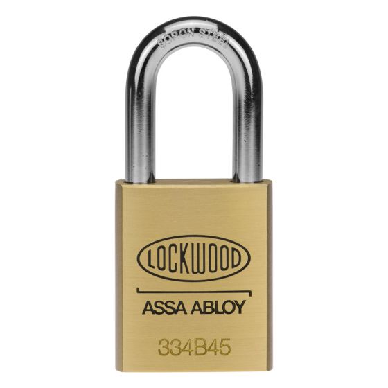 Lockwood High Security 334 Series Brass Case Padlocks