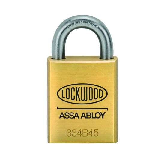 Lockwood High Security 334 Series Brass Case Padlocks