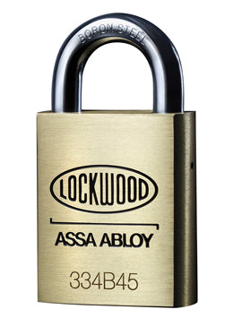 Lockwood High Security 334 Series Brass Case Padlocks