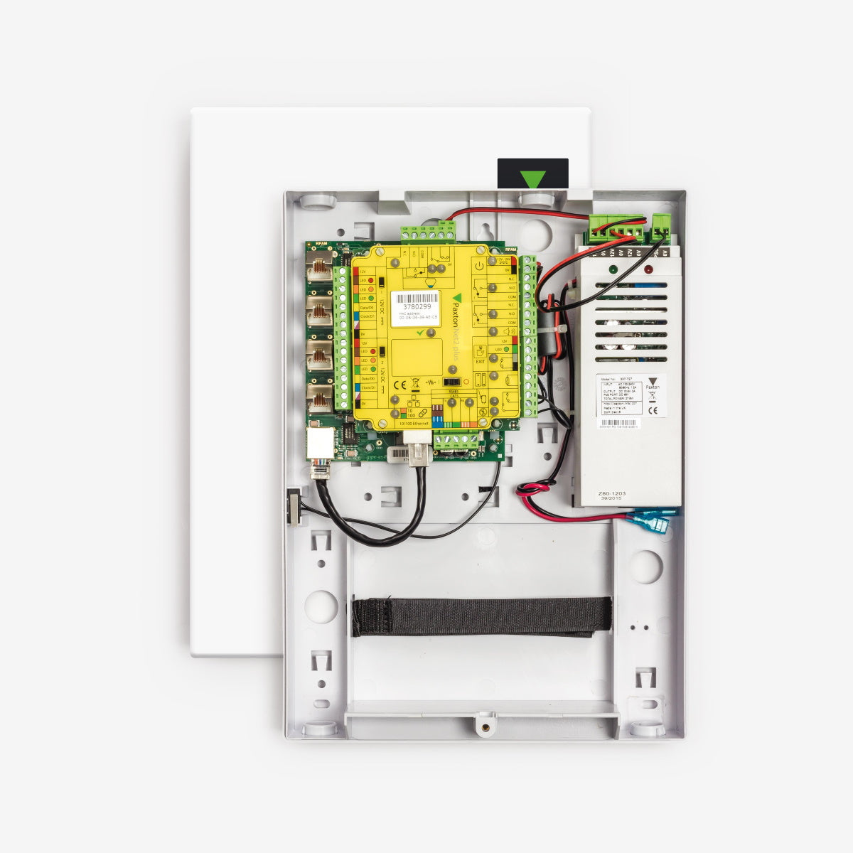 Net2 Entry Control Unit with PSU and PoE Switch in Plastic Cabinet