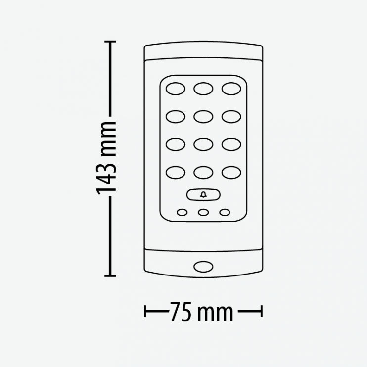 Proximity KP Series Keypads