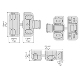 D&D Magna Latch Side Pull Non Key Lockable