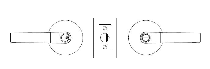 Lockwood Enable® KL17 Series Cylindrical Leversets