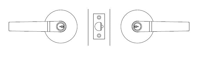 Lockwood Enable® KL17 Series Cylindrical Leversets