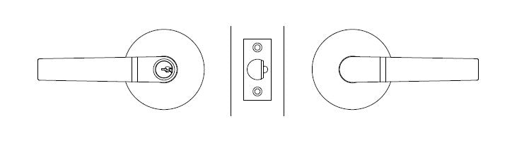 Lockwood Enable® KL17 Series Cylindrical Leversets