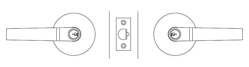 Lockwood Enable® KL17 Series Cylindrical Leversets