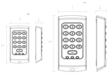 Paxton Compact Touchlock K Series Keypads