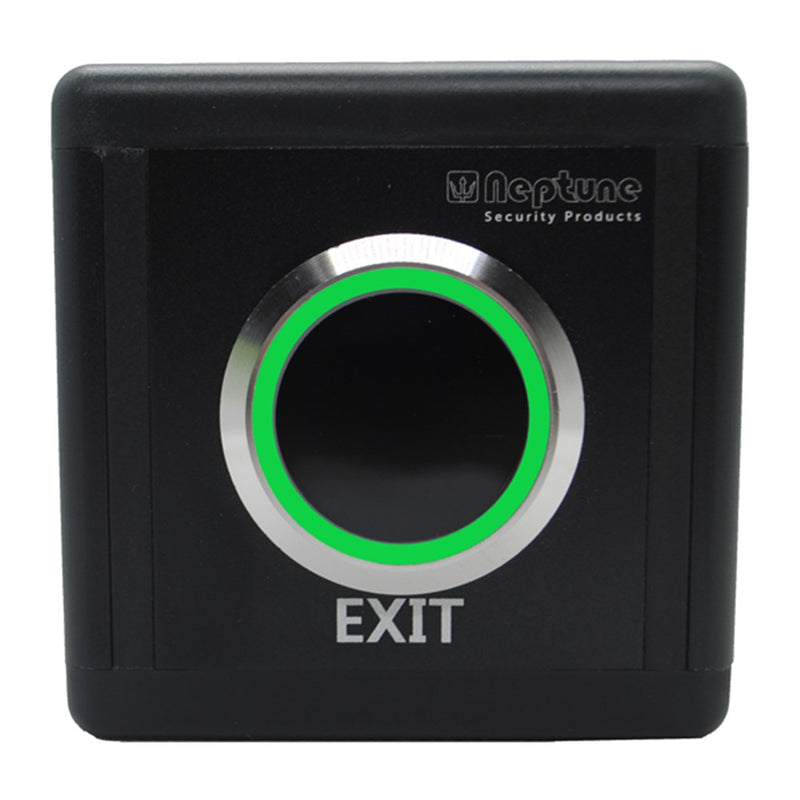 Neptune Infrared Touchless Exit Button in Square Case IP65