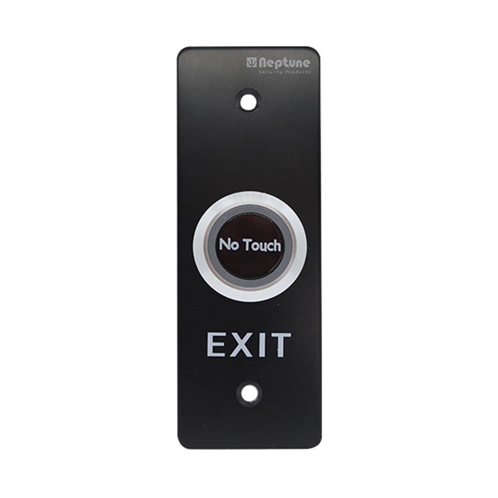 Neptune Touchless Exit, Mullion,NO/NC/C LED 1.7mm SS 12-24V Black