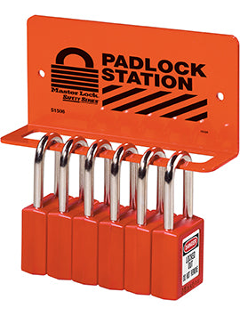 Master Lock Heavy Duty Padlock Rack 6-8 Locks